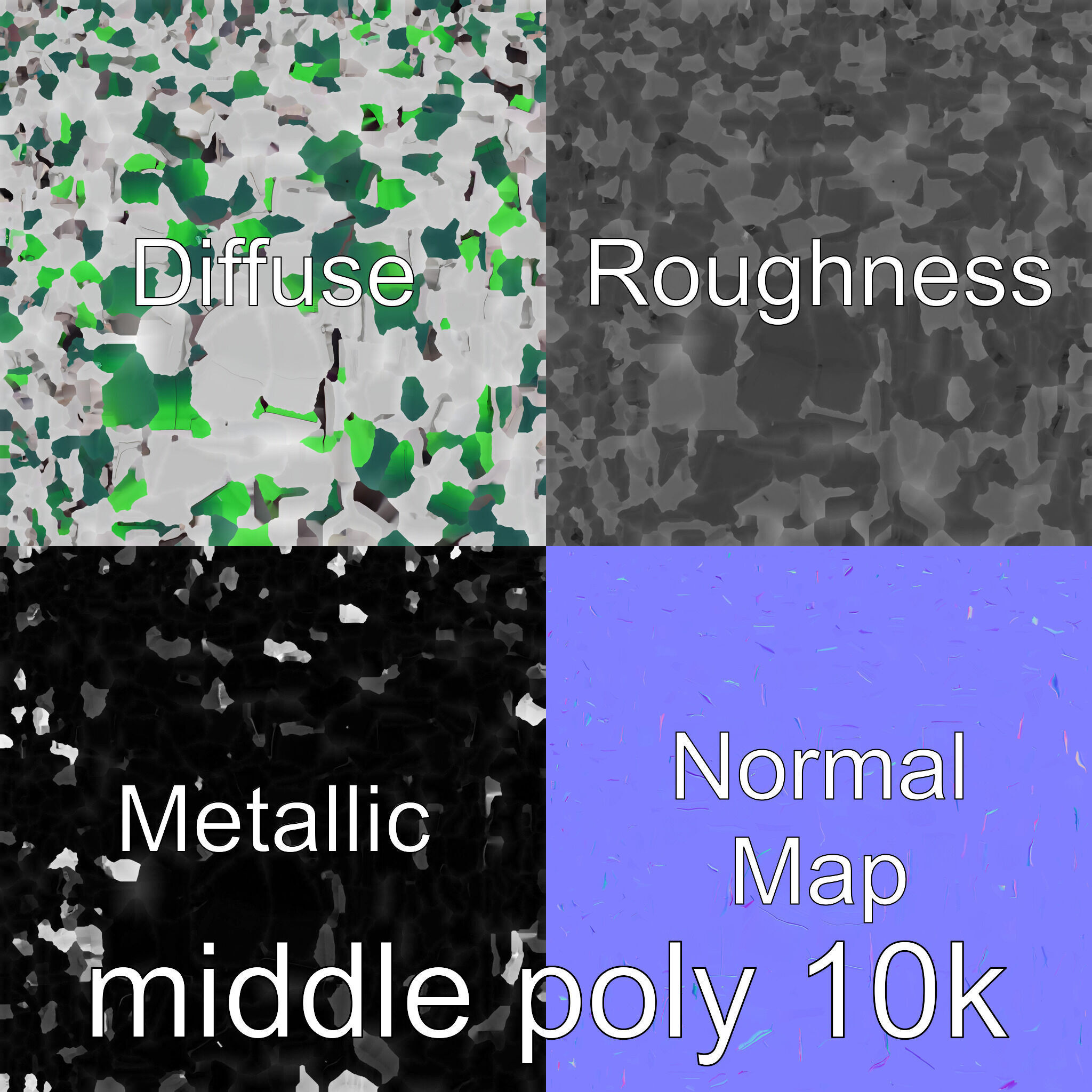 Smart Waste Bin Monolith Minimalist Design Low-poly 3D model_1