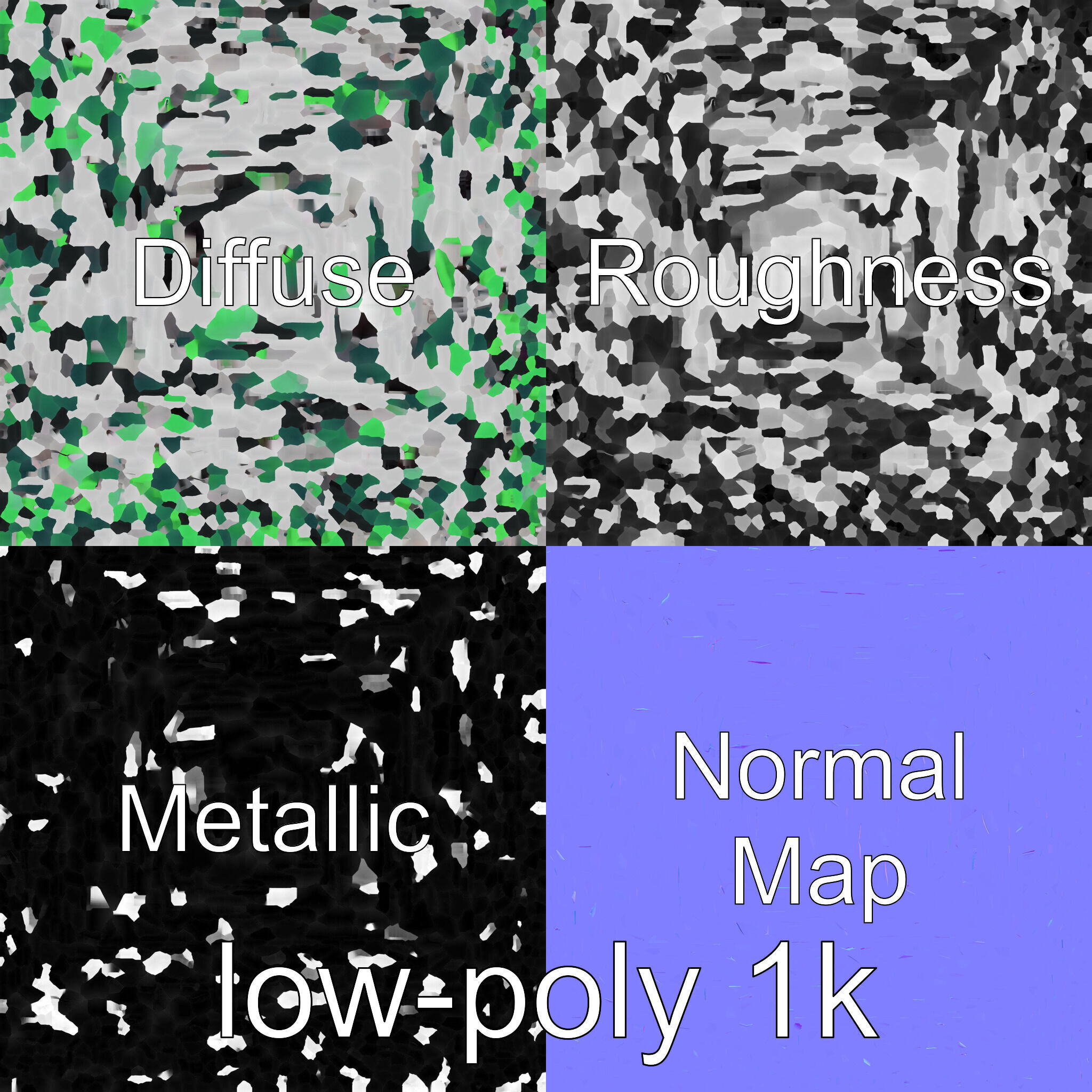 Smart Waste Bin Monolith Minimalist Design Low-poly 3D model_30