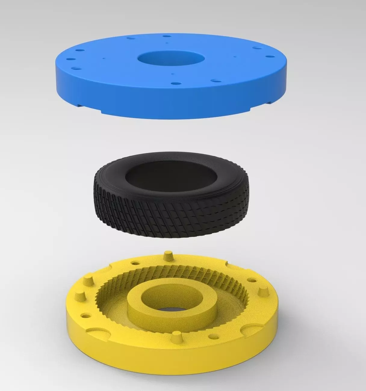 Mold diecast Tractor tire 33 S 1 to 10 and 1 to 14 and 1 to 25 3D print model