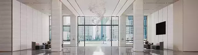 Modern workwear reception hall