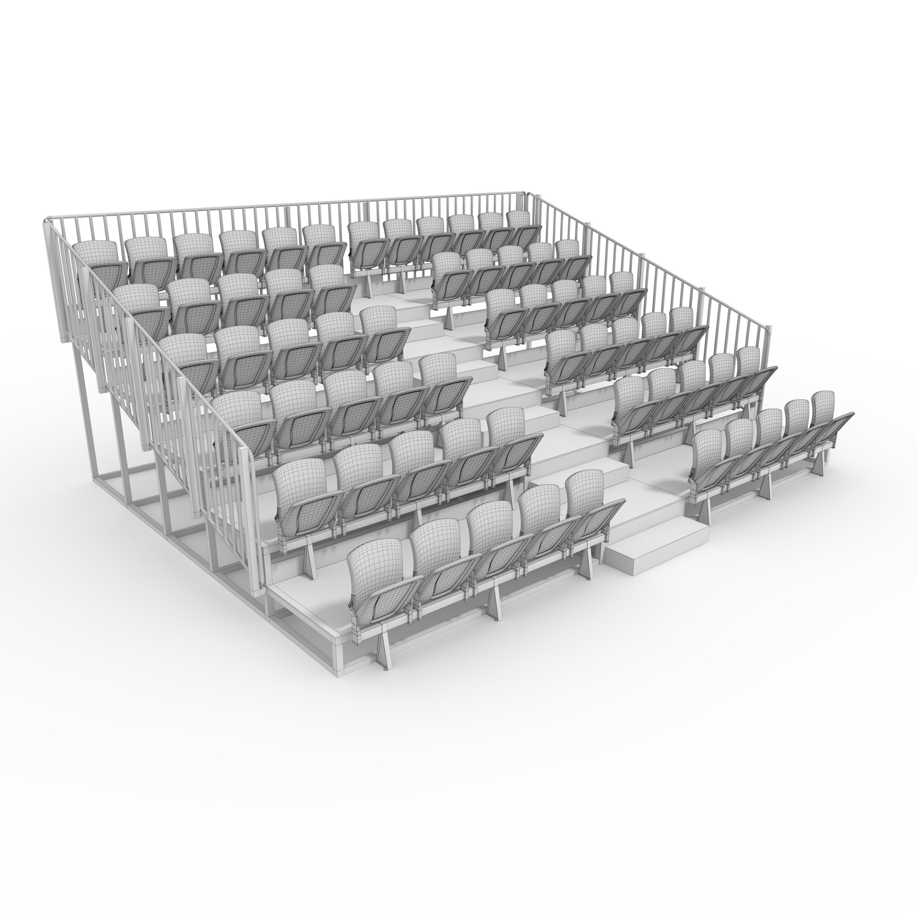 Bleachers 33 3D model_1