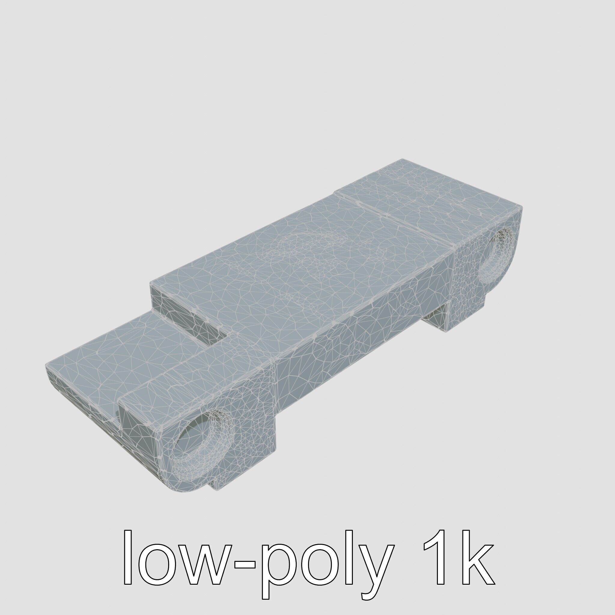 Reconciliation Bench Stele Marble Mosaic Low-poly 3D model_12