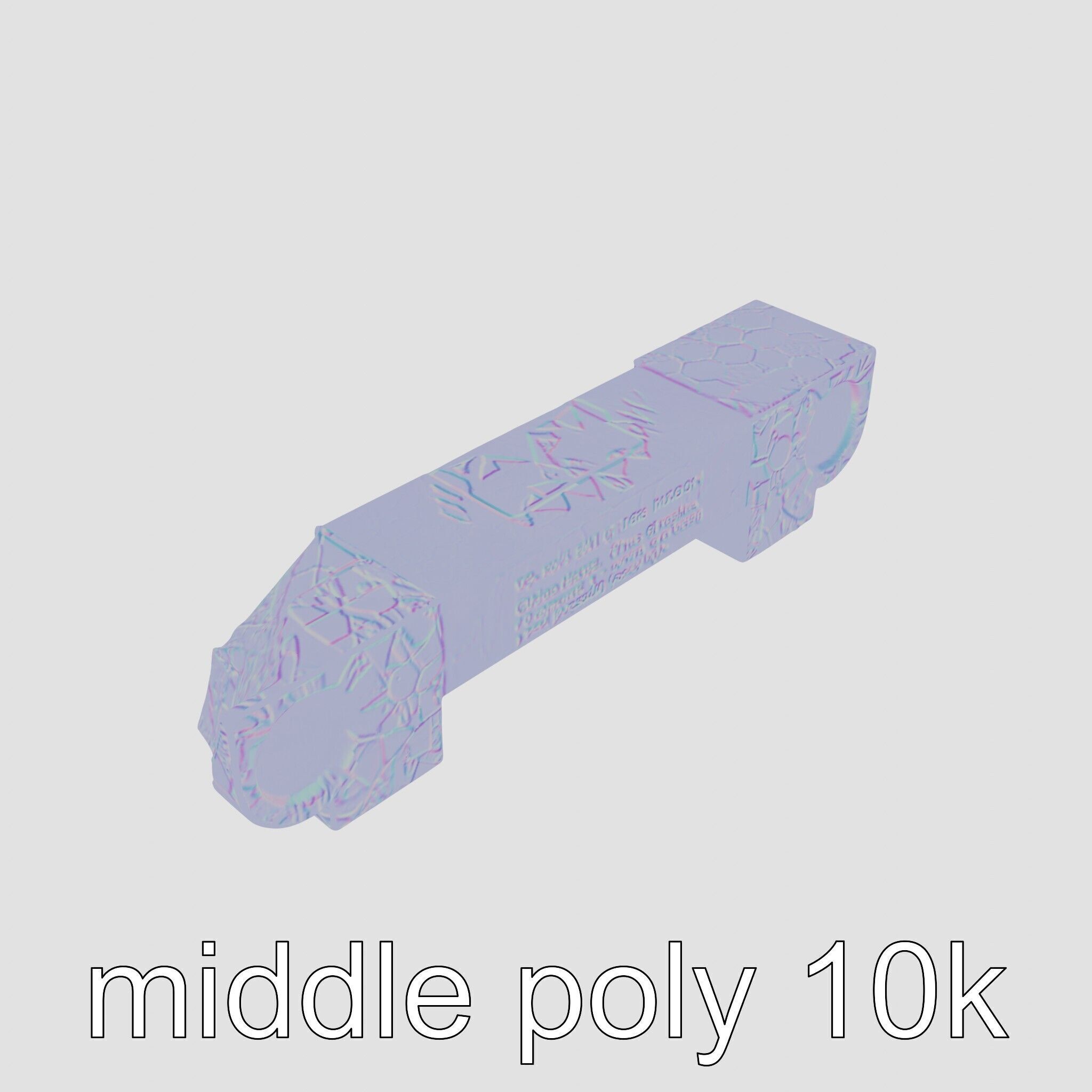 Reconciliation Bench Stele Marble Mosaic Low-poly 3D model_26