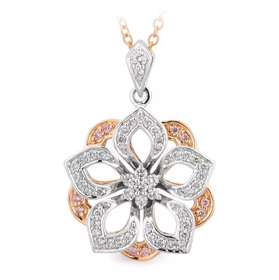 Flower pendant  3D print model_0