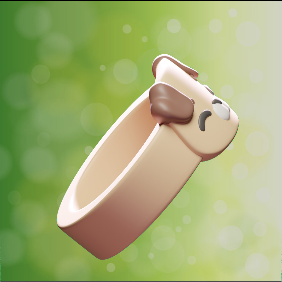 Animals Rings - For 3d printing 3D print model_10