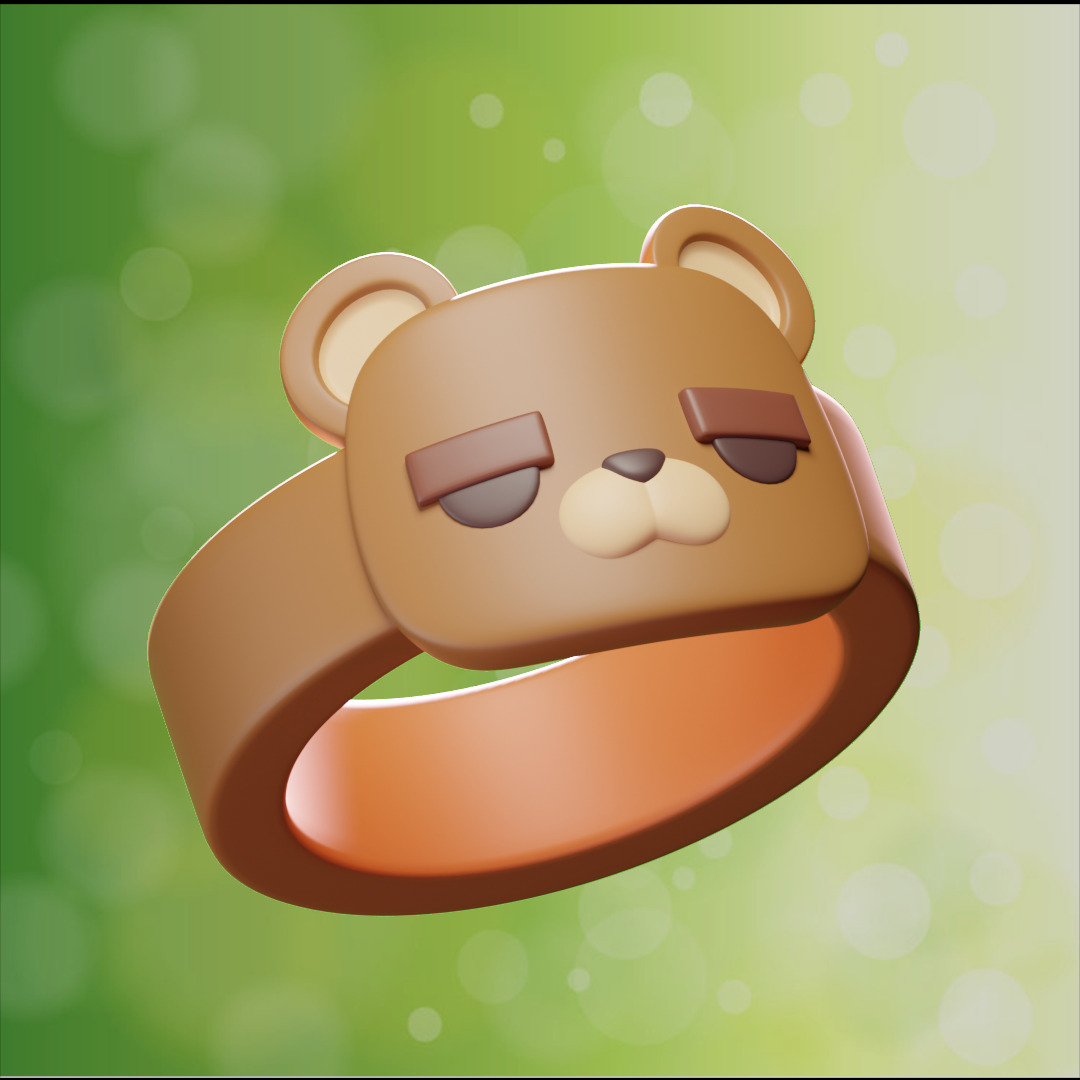 Animals Rings - For 3d printing 3D print model_1