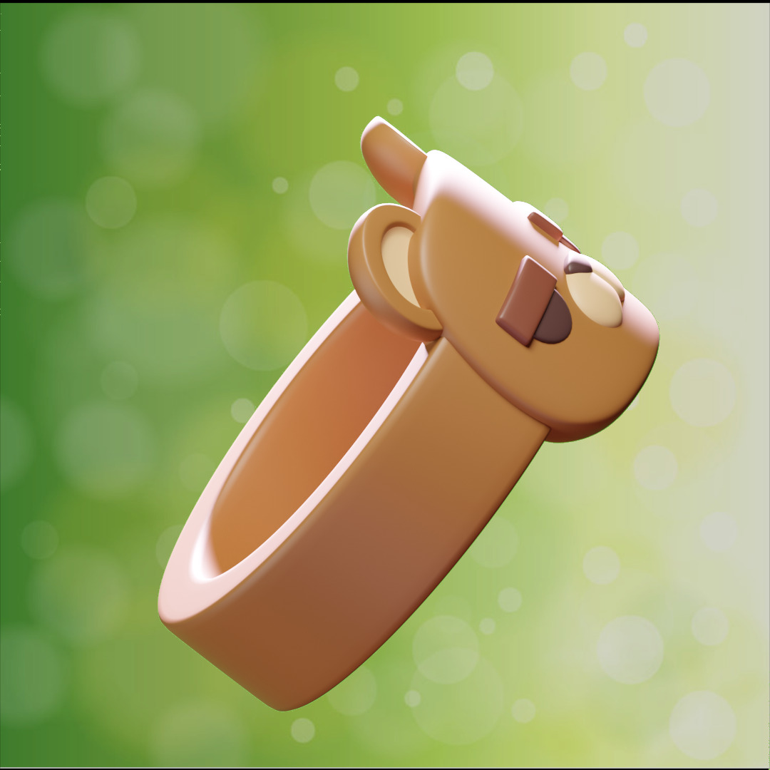 Animals Rings - For 3d printing 3D print model_2