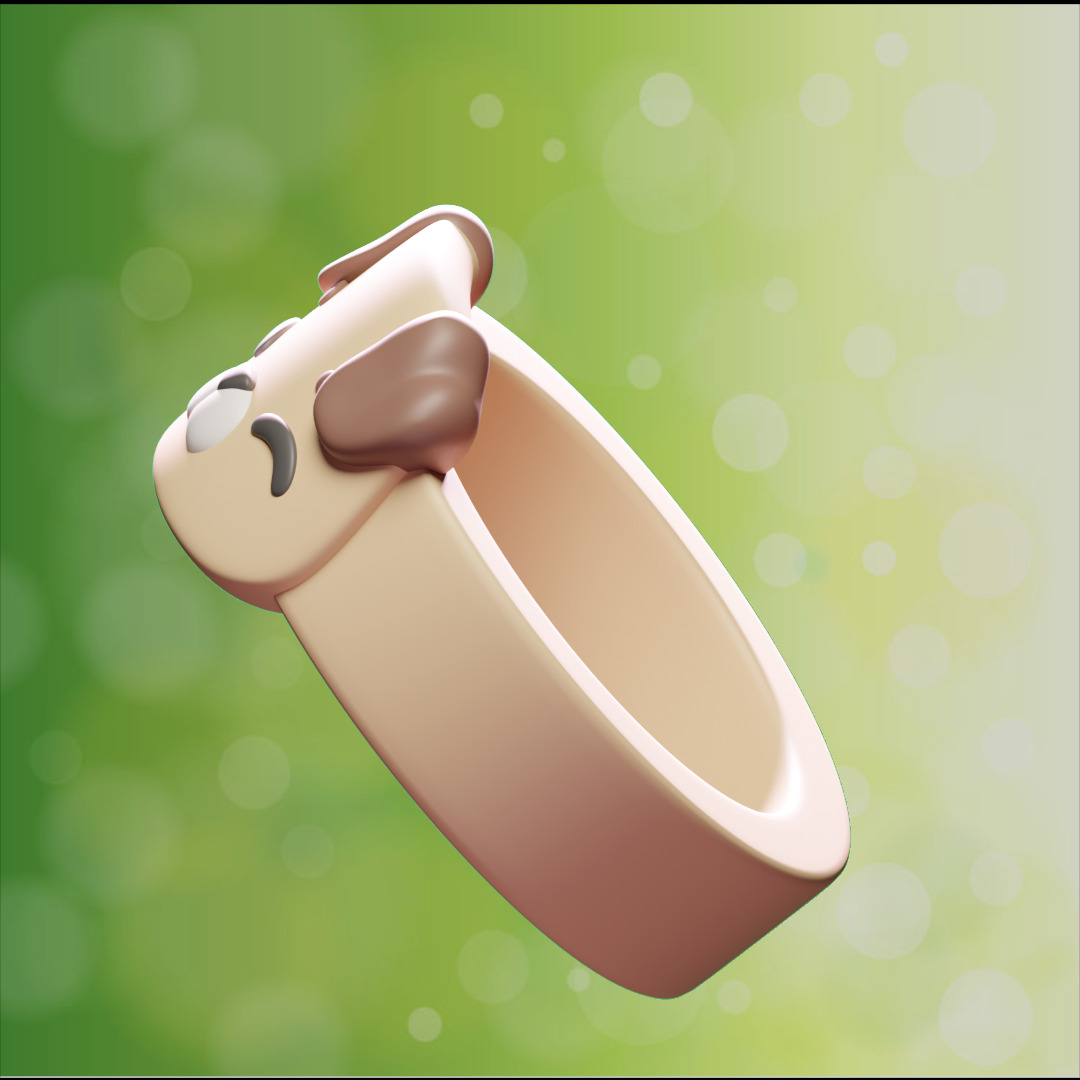 Animals Rings - For 3d printing 3D print model_12