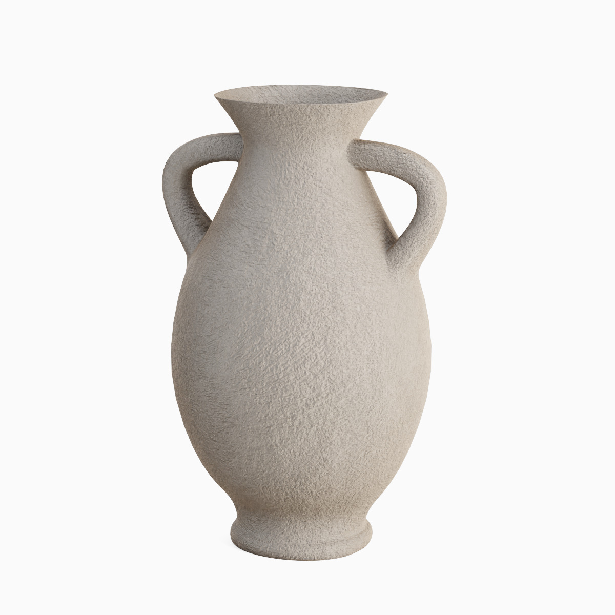 Clay Vase Set 3D model_3