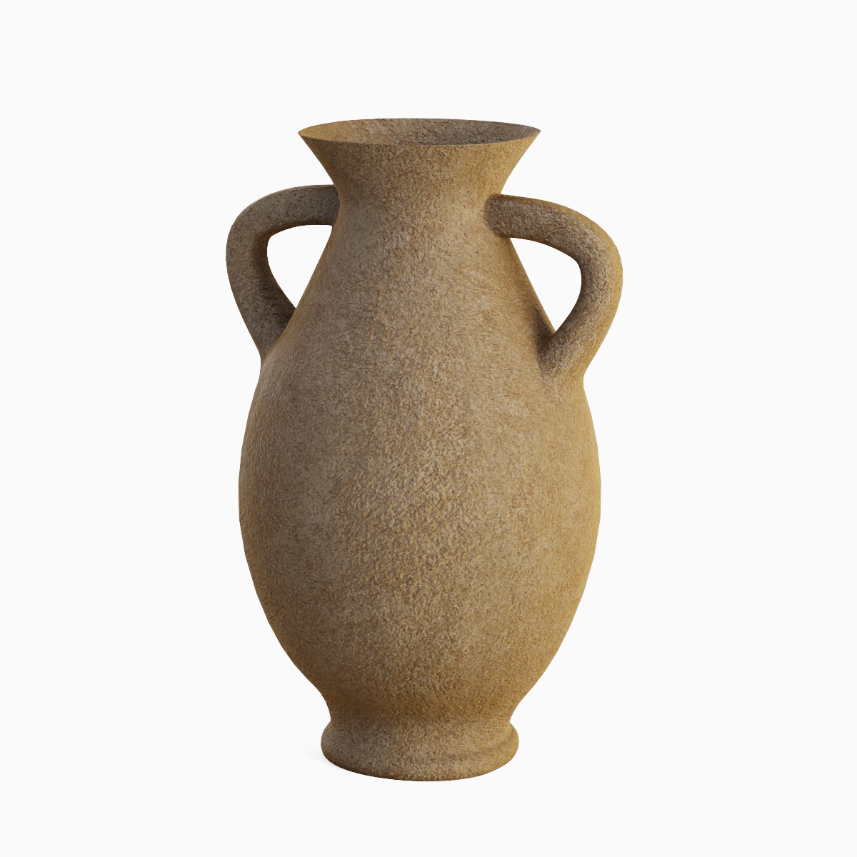 Clay Vase Set 3D model_9