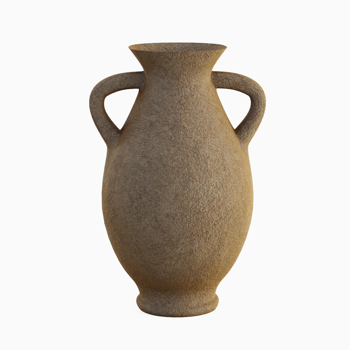 Clay Vase Set 3D model_7