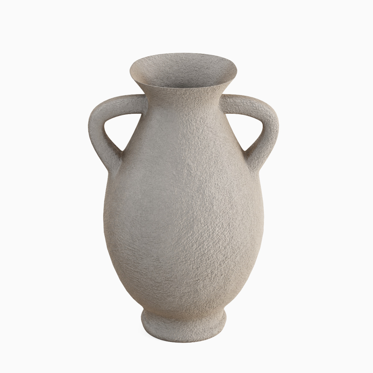 Clay Vase Set 3D model_4