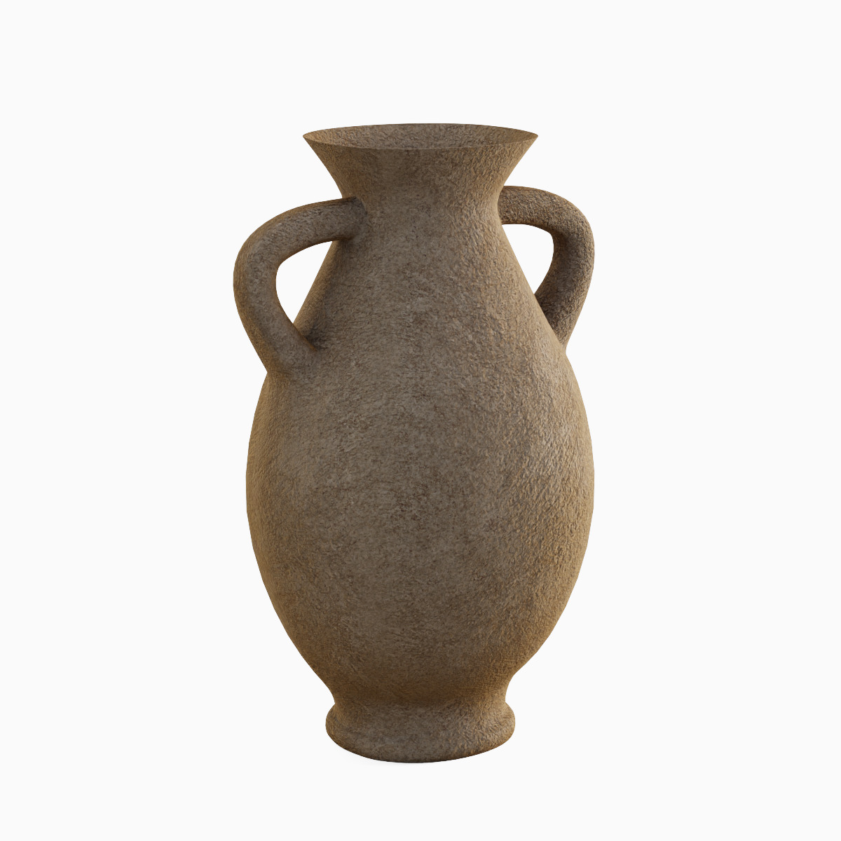 Clay Vase Set 3D model_8