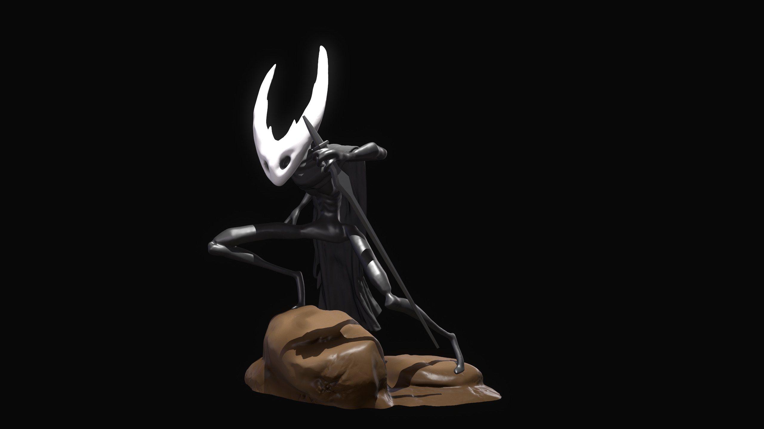Hollow Knight Character 3D model_1