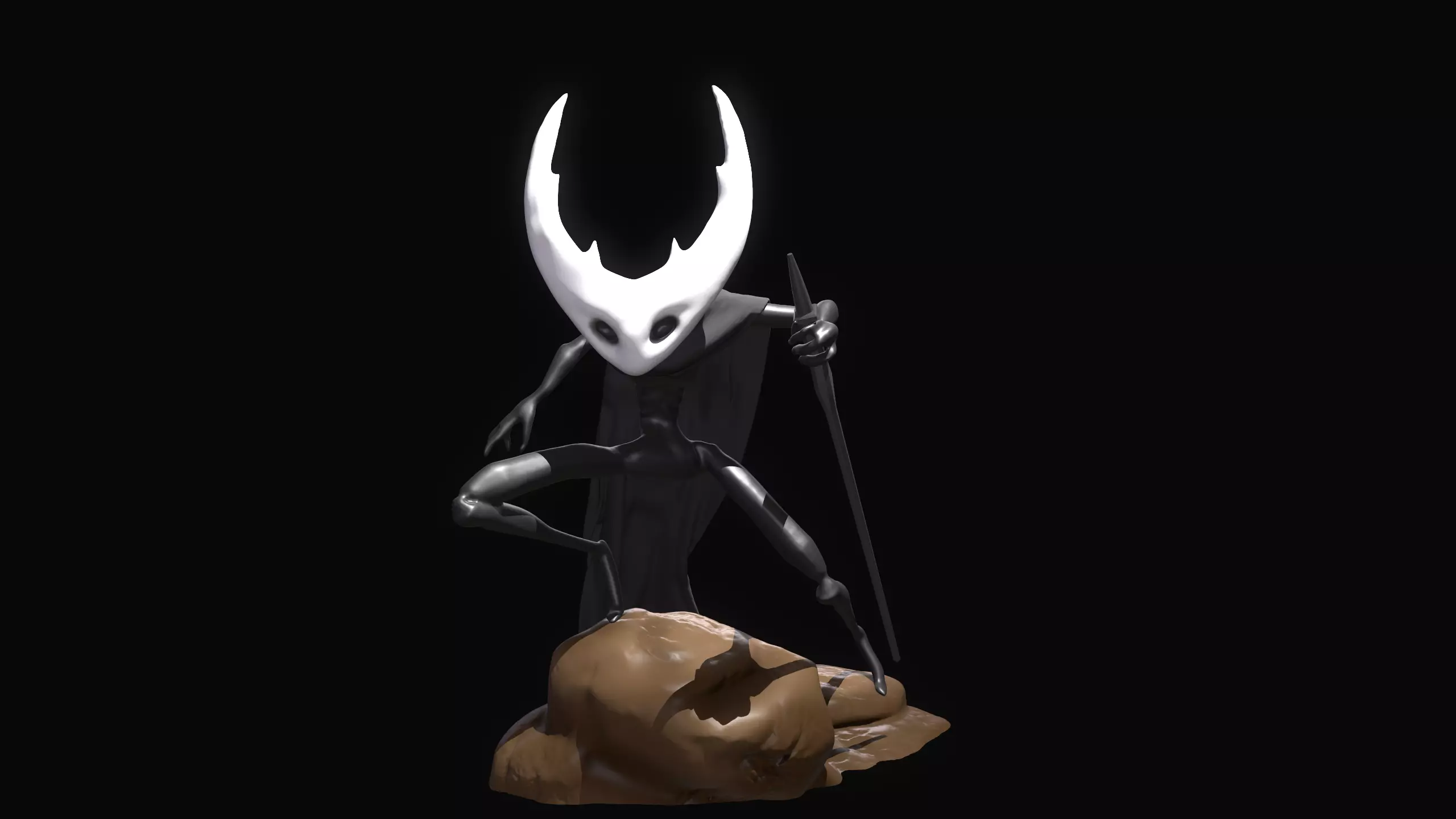 Hollow Knight Character 3D model_0