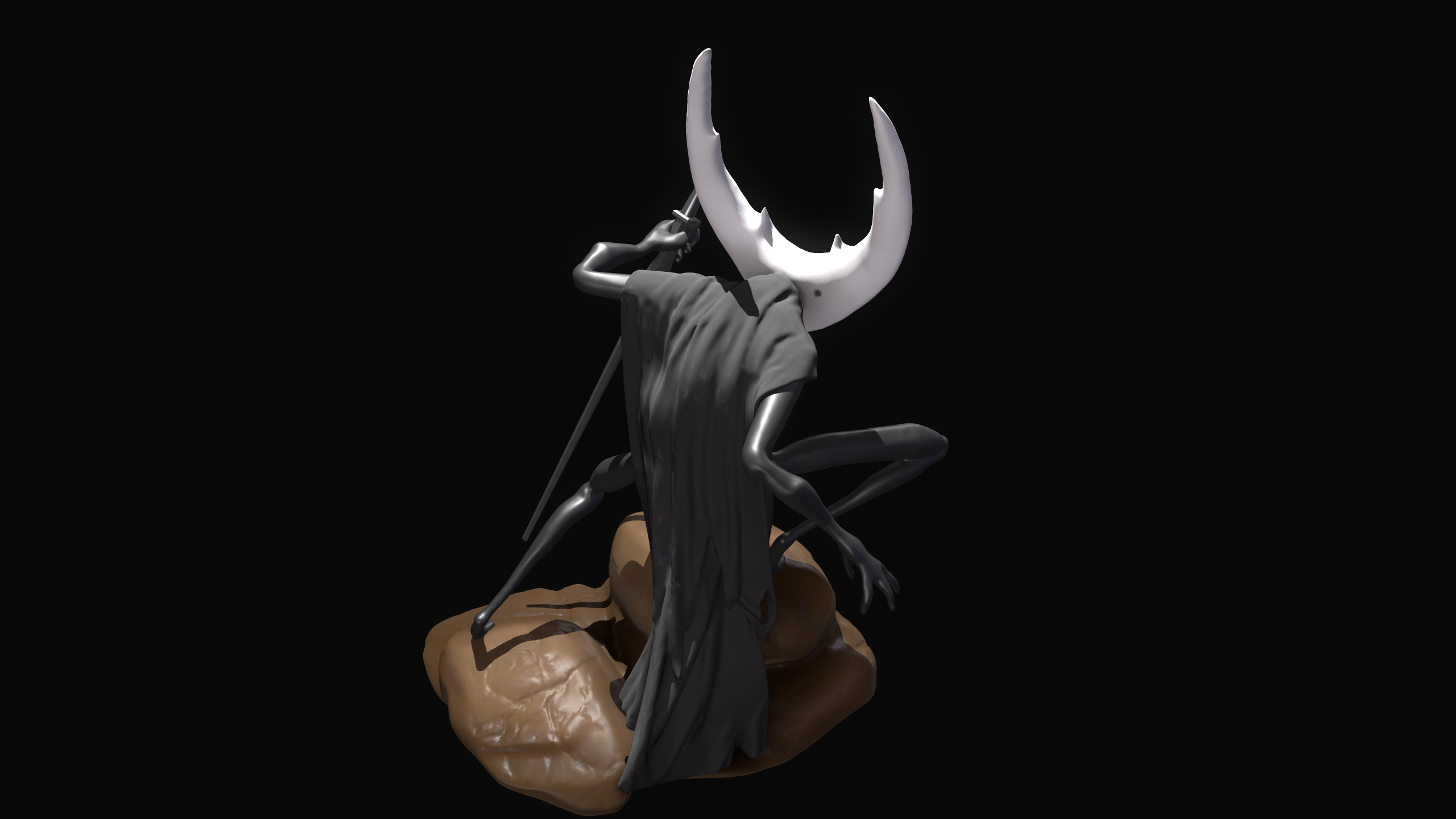 Hollow Knight Character 3D model_2