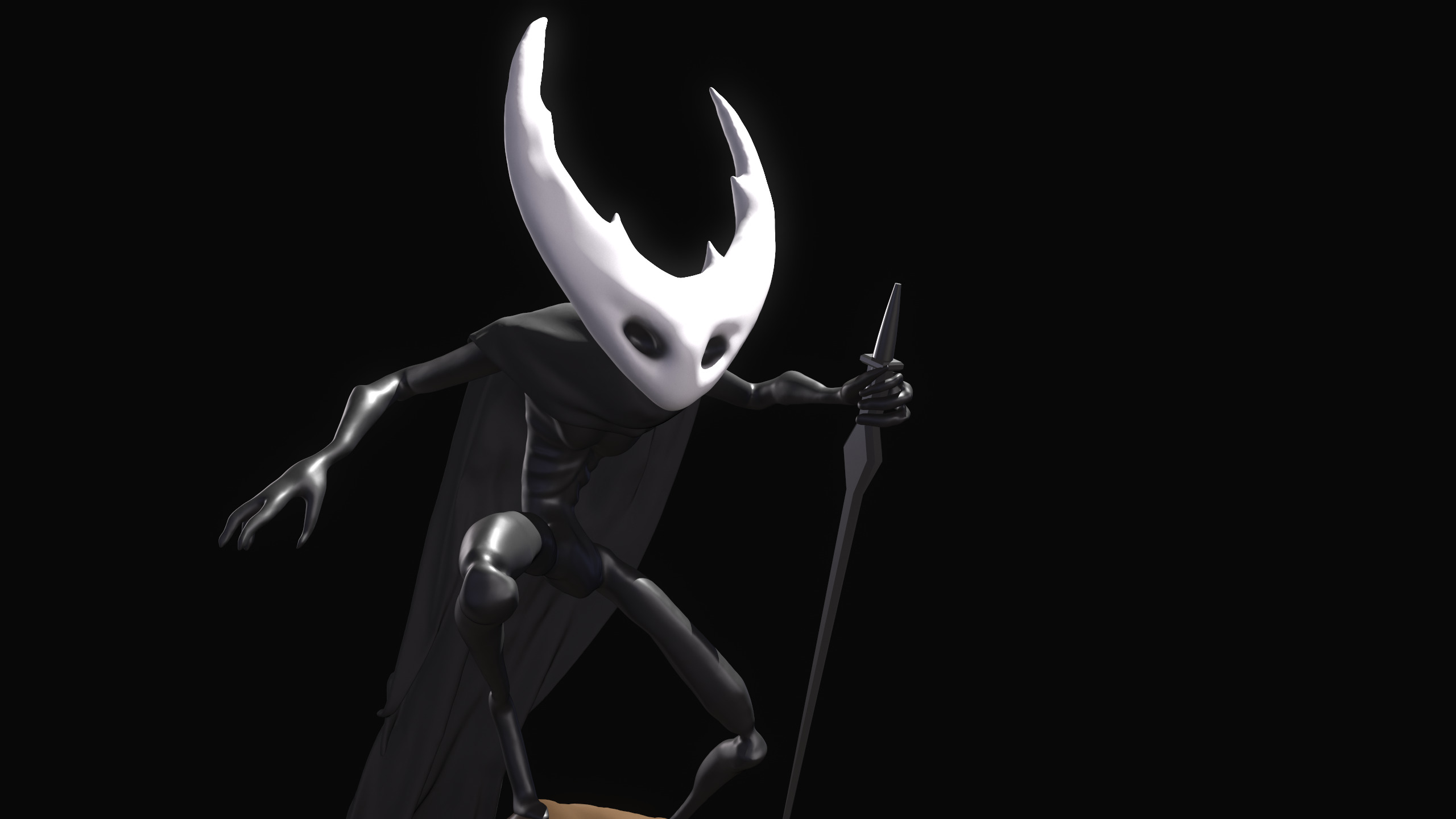 Hollow Knight Character 3D model_3