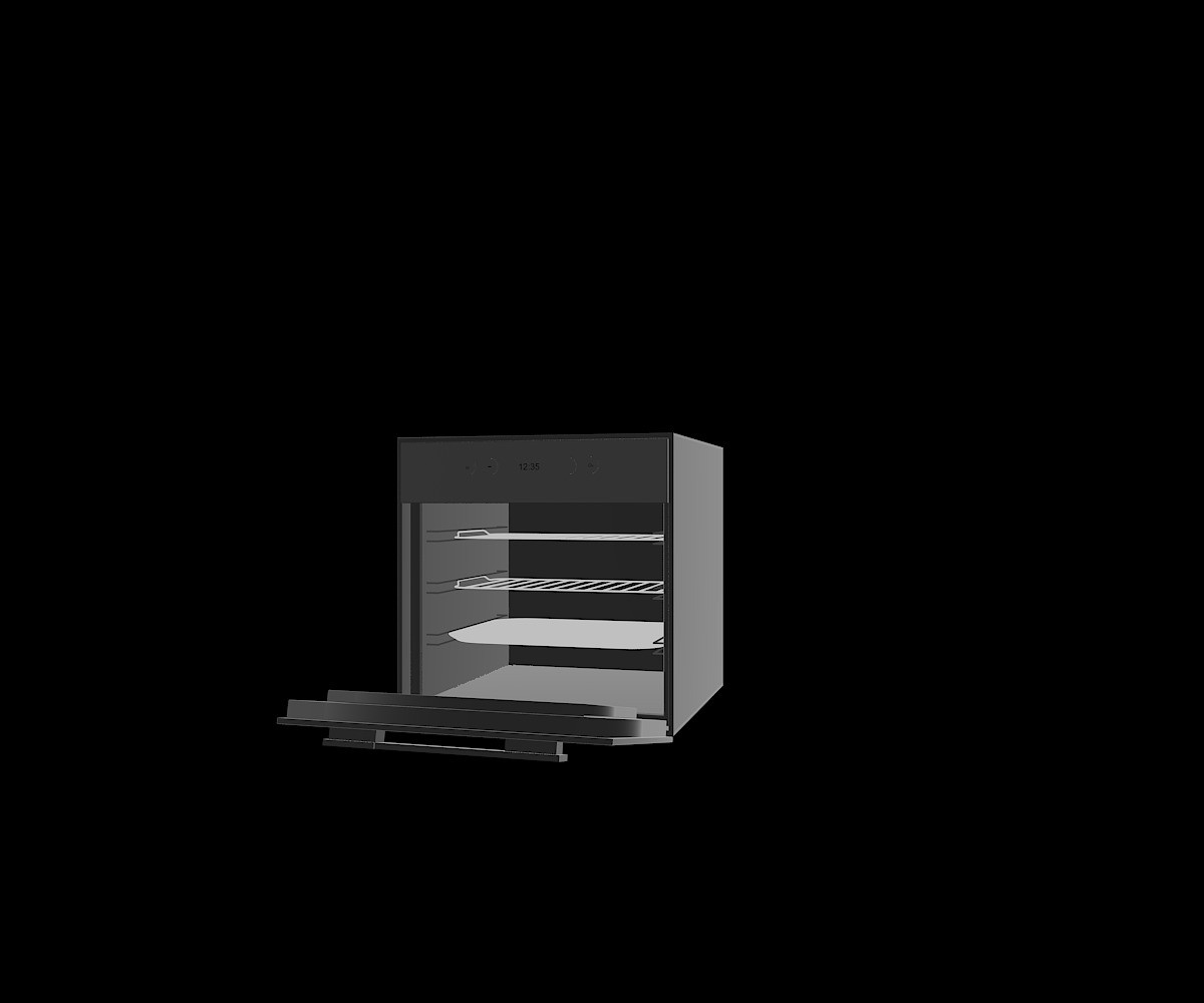 gas oven 3D model_5