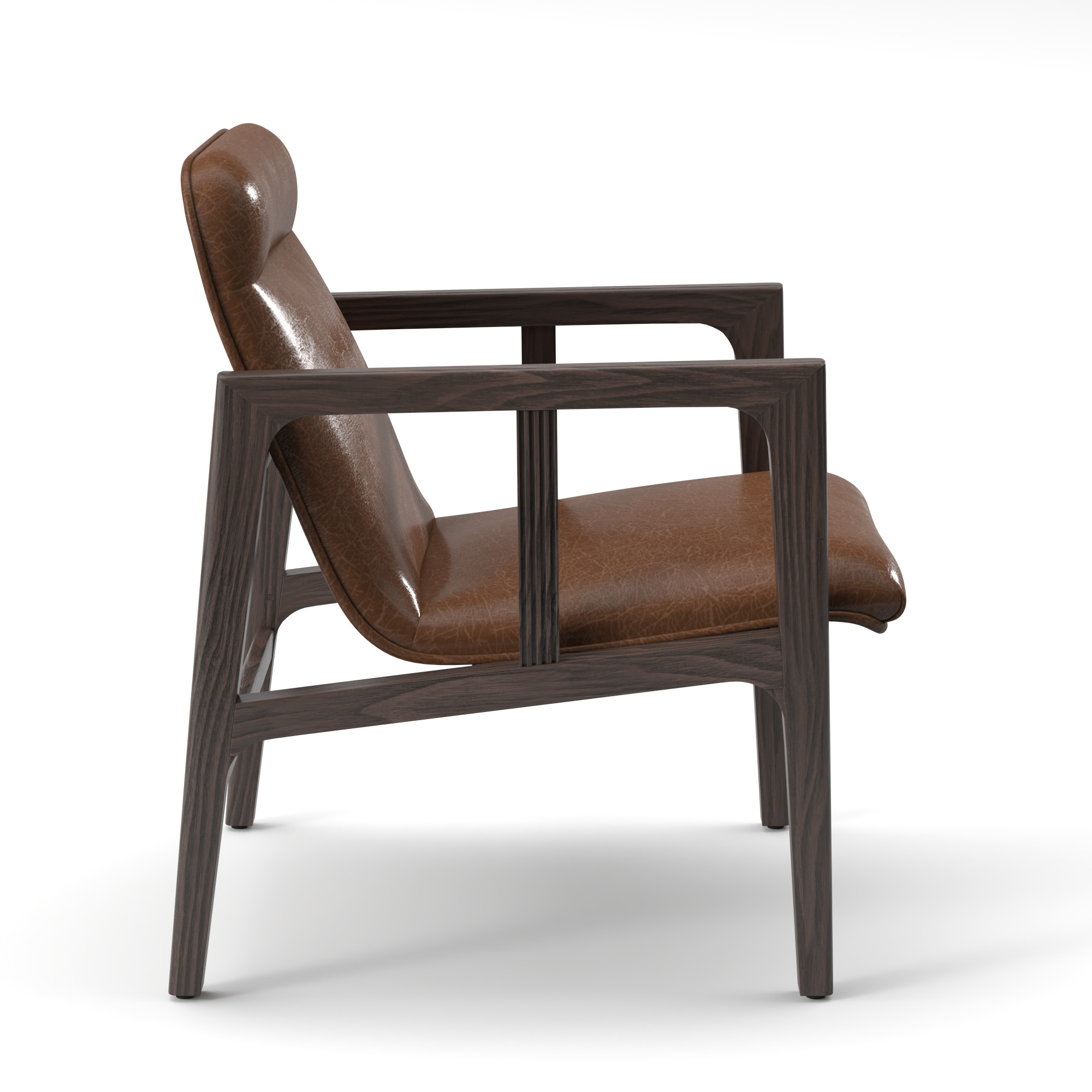 Arm Chair 3D model_2