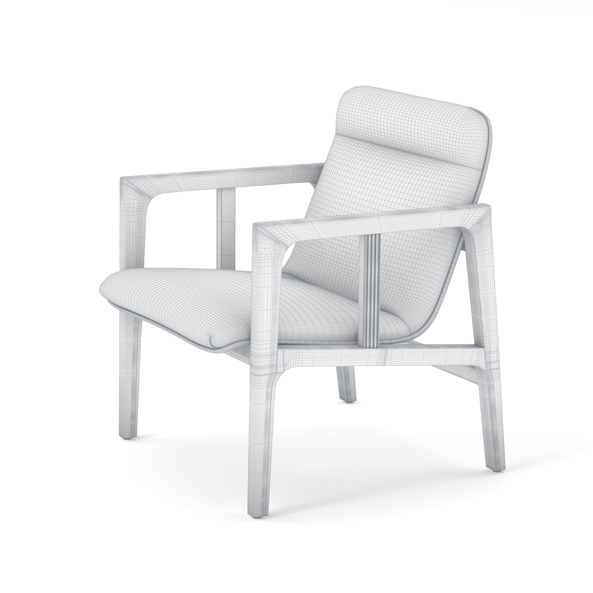 Arm Chair 3D model_6
