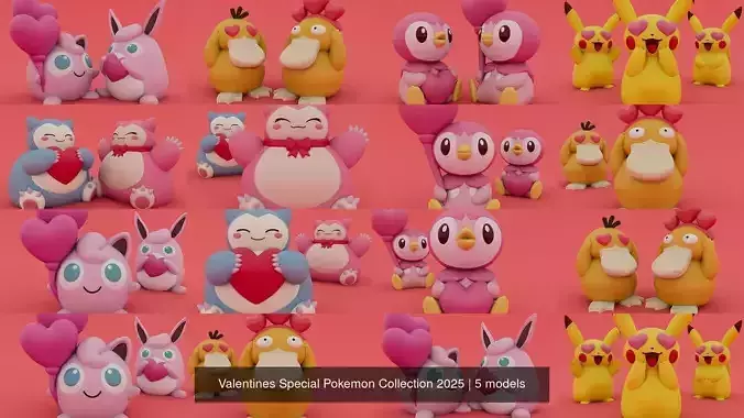 Valentines Special Pokemon Collection 2025 