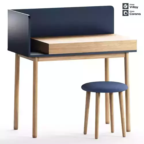 Desk Graphy with stool