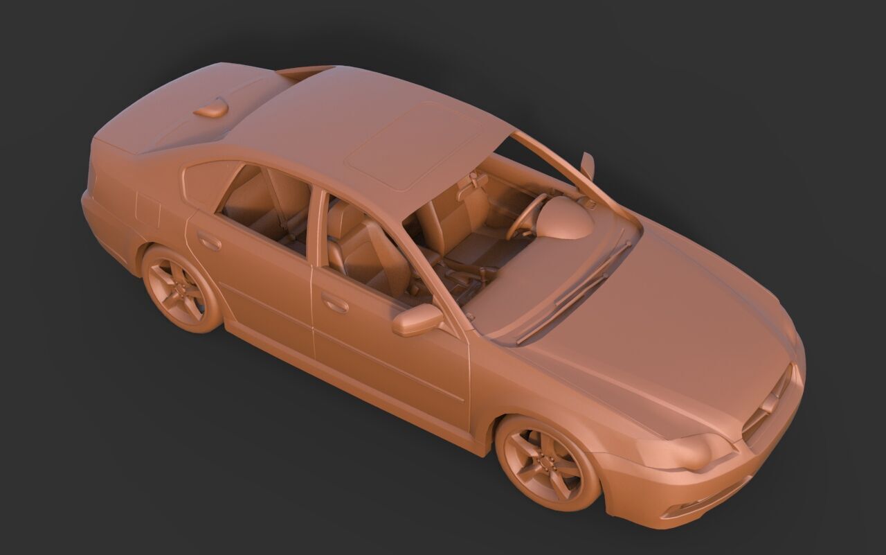SUBARU LEGACY B4 3D print model_5