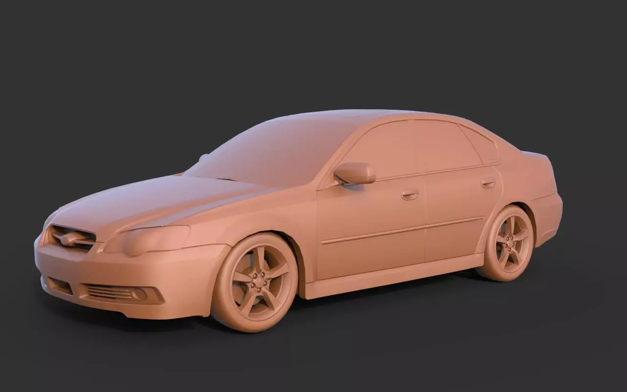 SUBARU LEGACY B4 3D print model_0