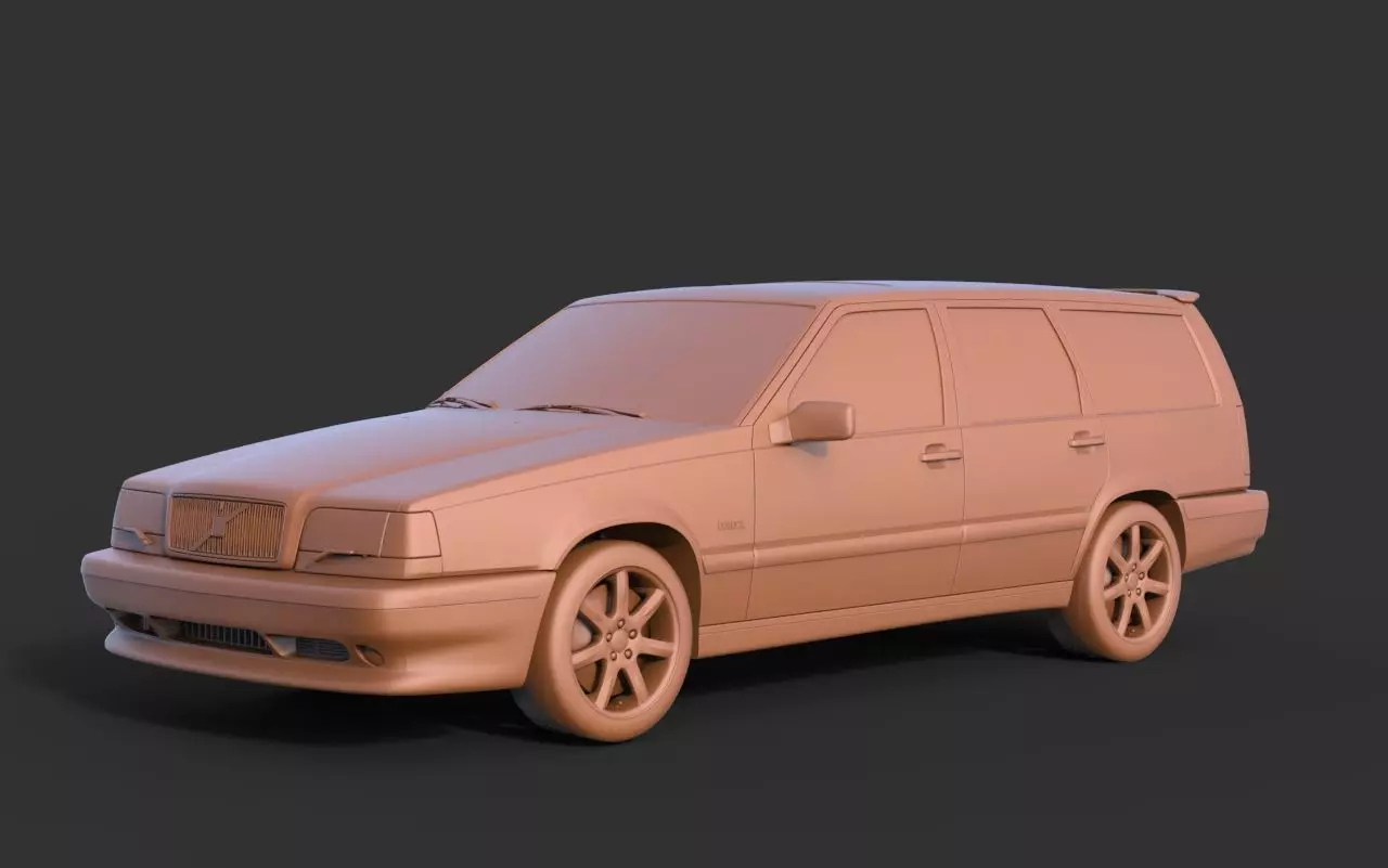 Volvo 850 R 3D print model