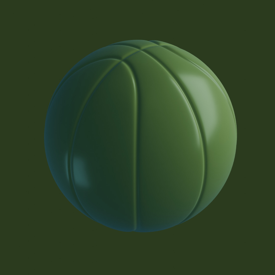 Basketball 3D model_5