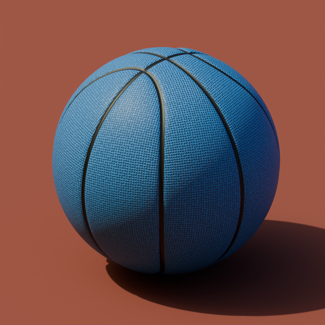 Basketball 3D model_1