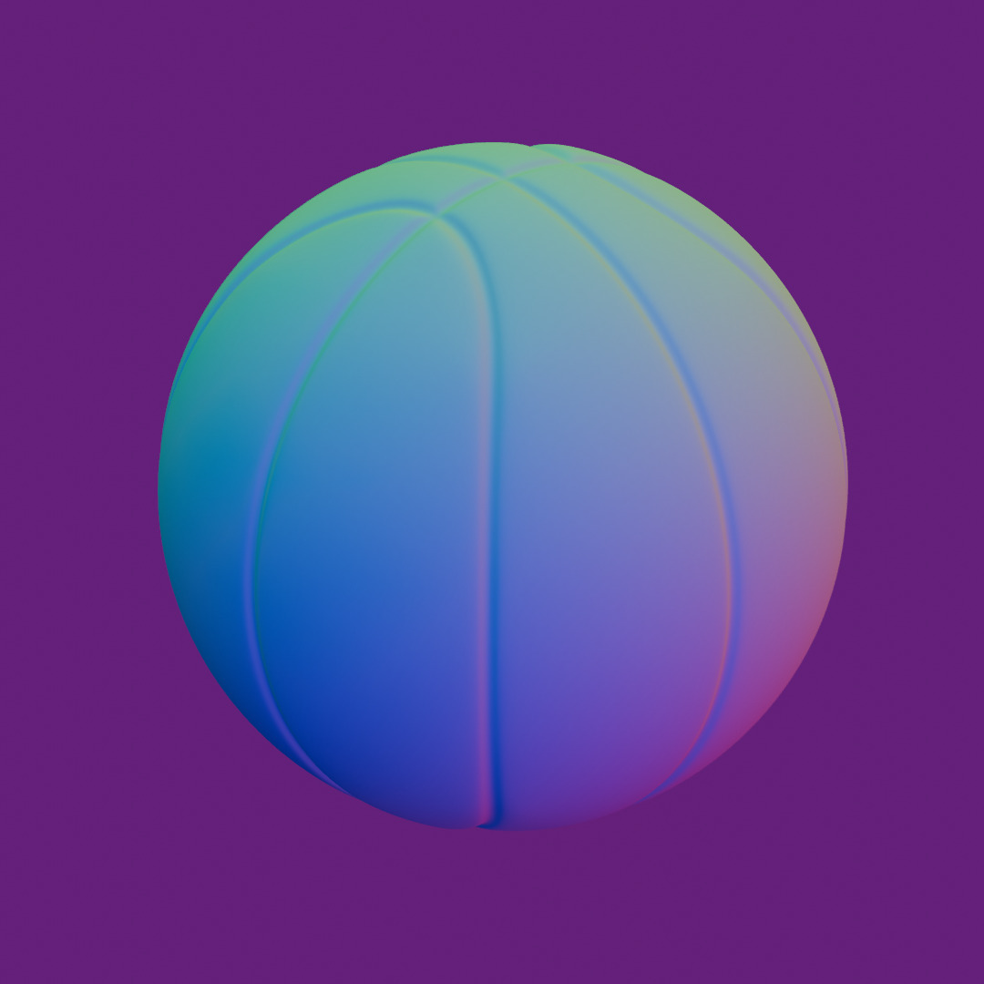 Basketball 3D model_4