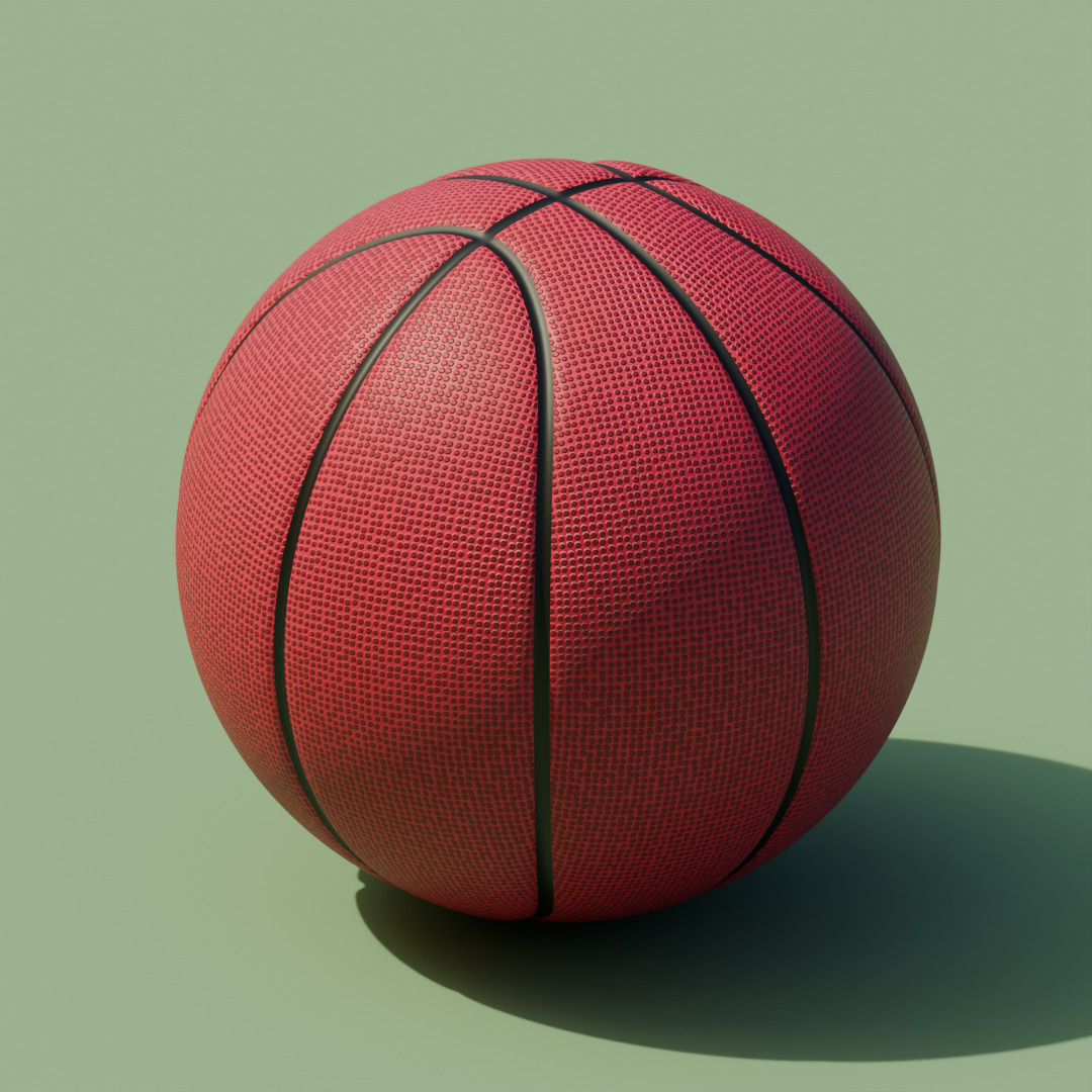 Basketball 3D model_2