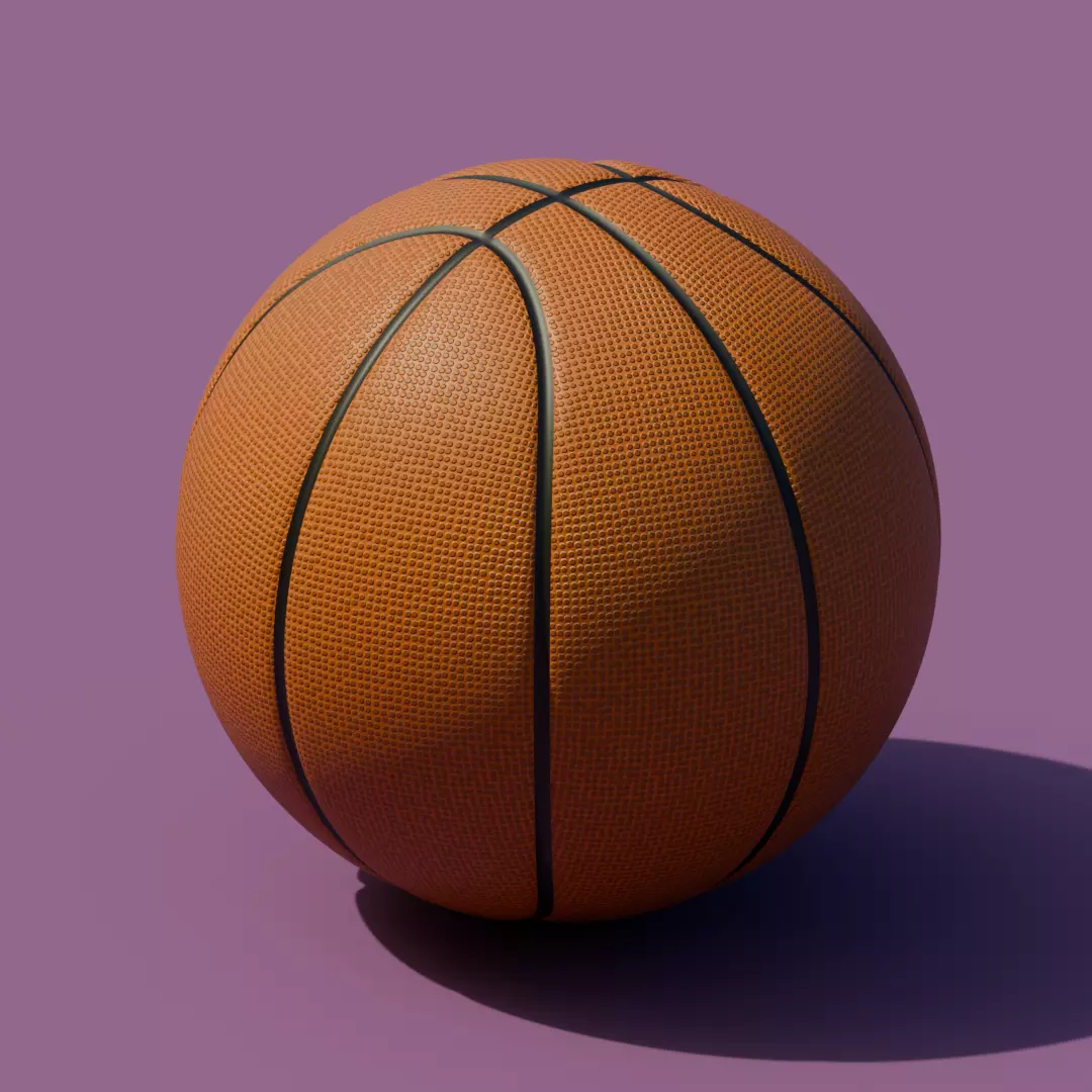 Basketball 3D model_0