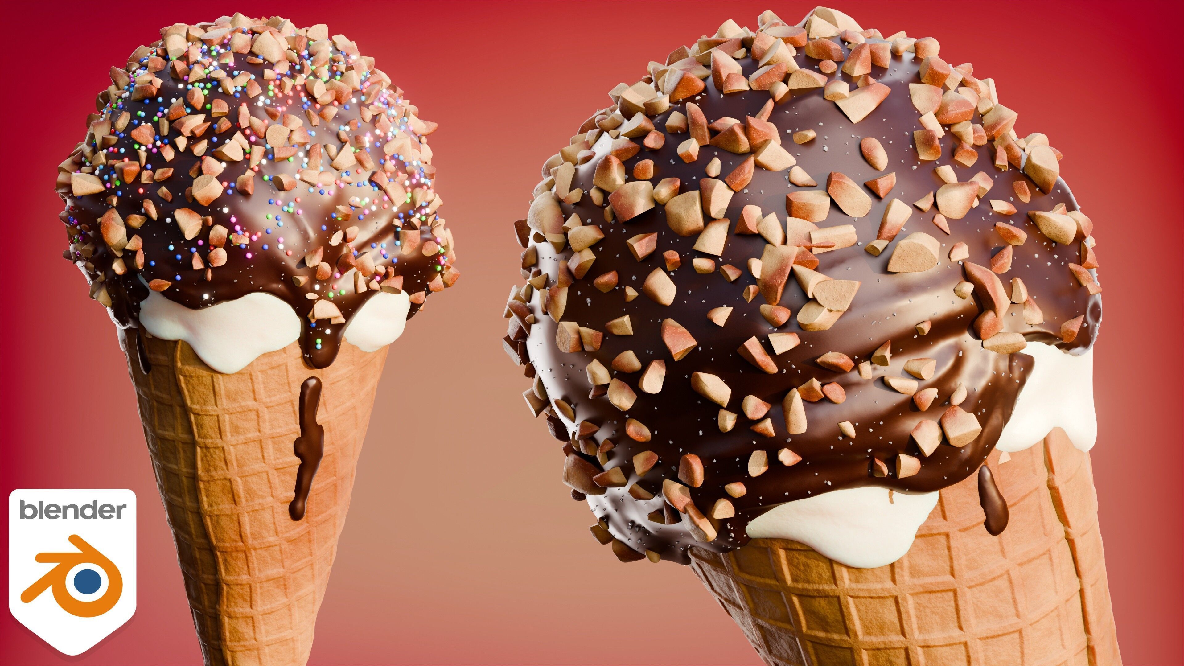Ice Cream Drumsticks 3D model_16