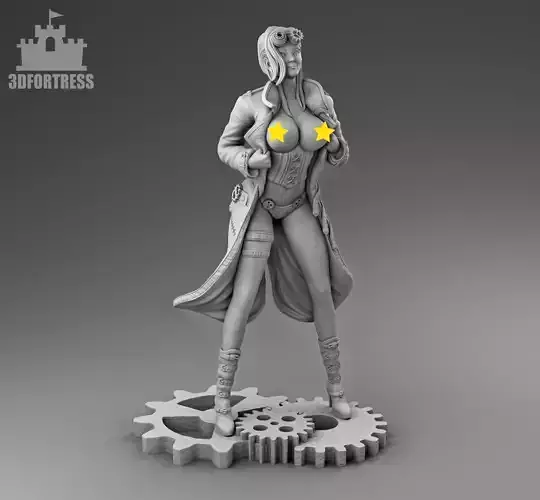  The girl in the cape 3D print model