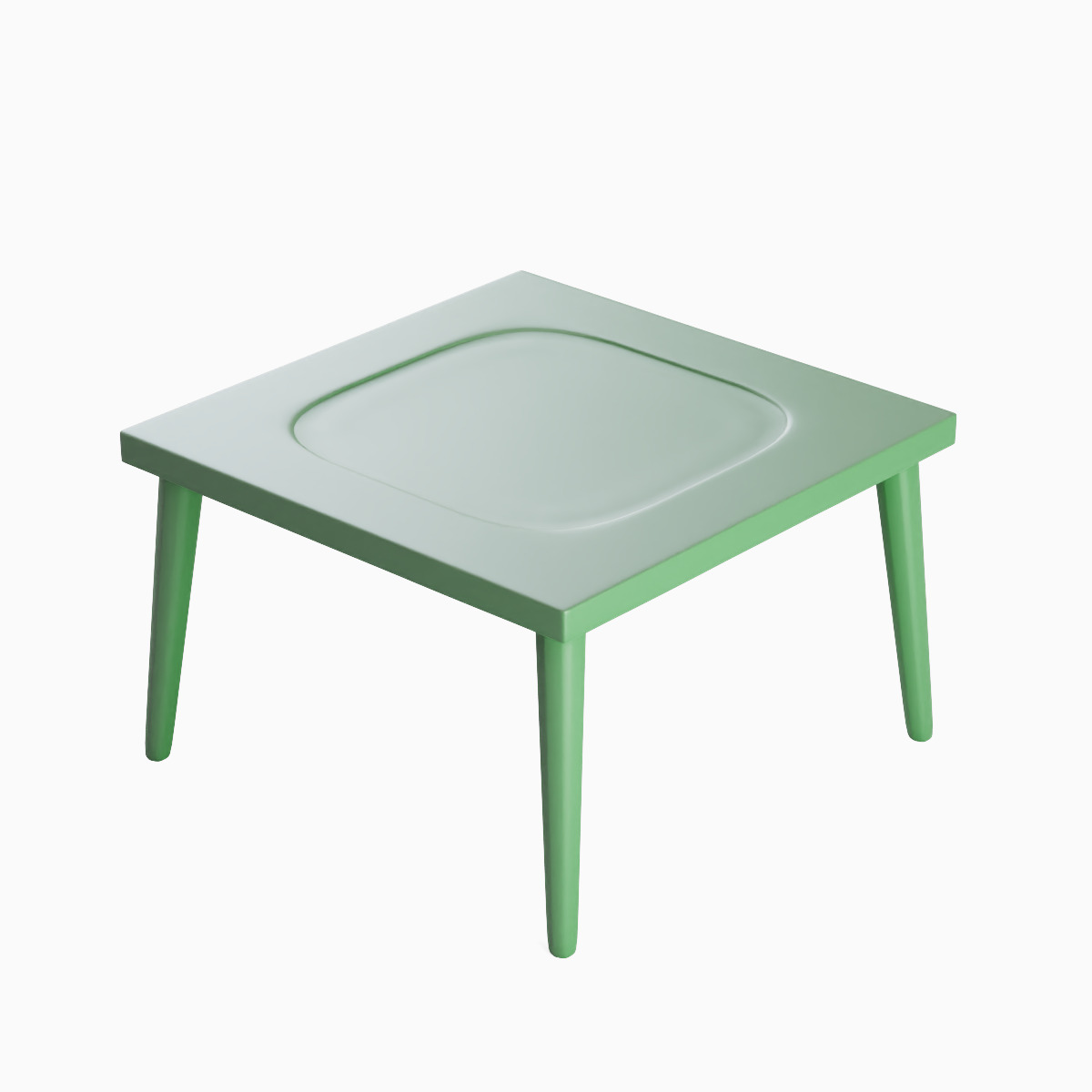 Plastic Table Set 3D model_12