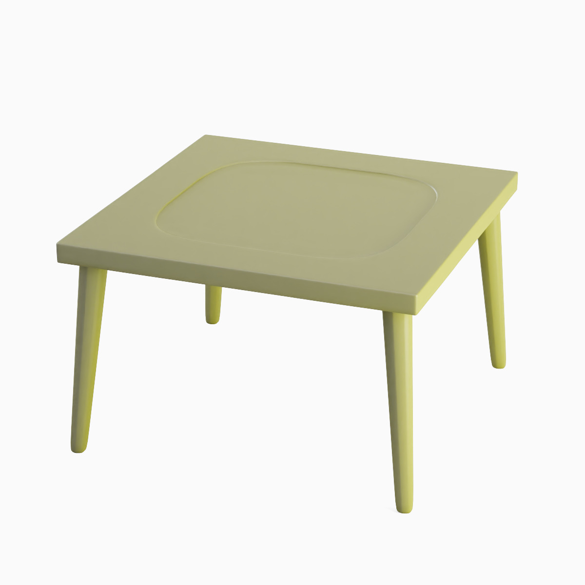 Plastic Table Set 3D model_16