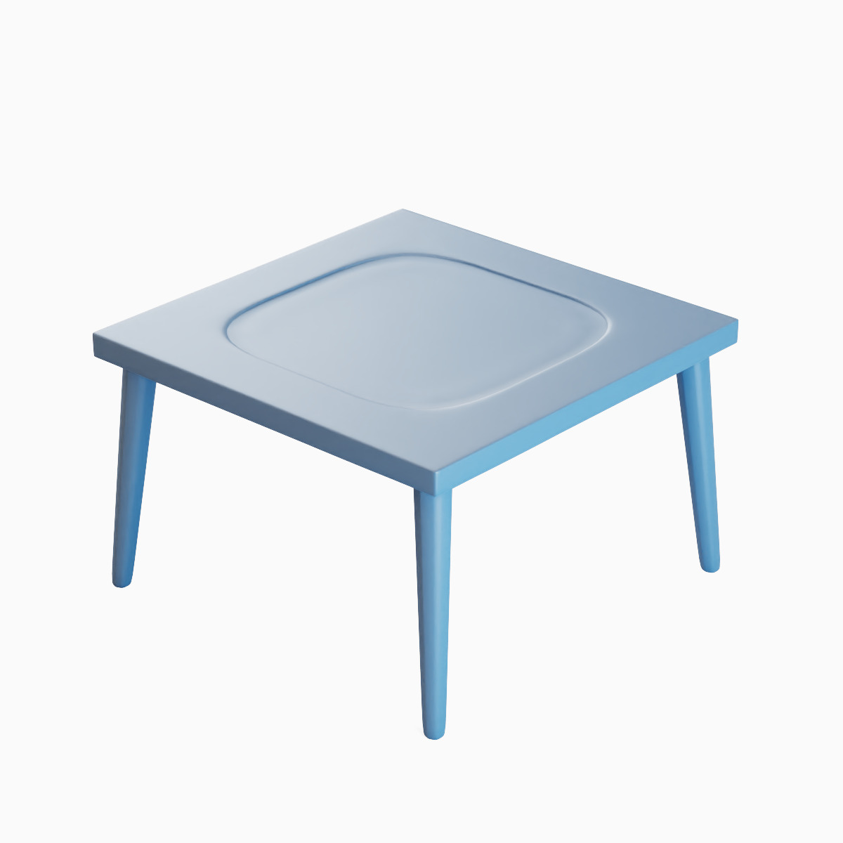 Plastic Table Set 3D model_6