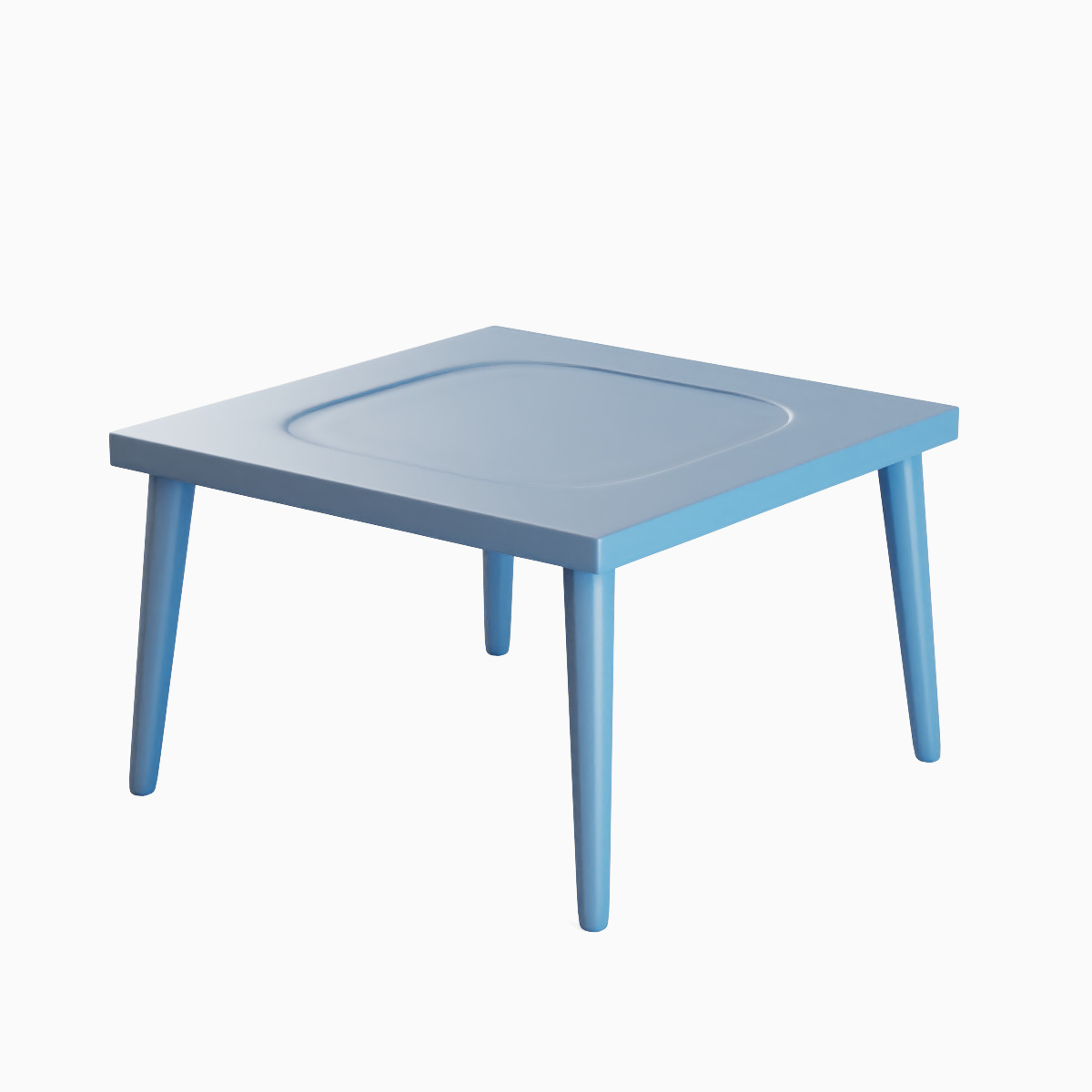 Plastic Table Set 3D model_3