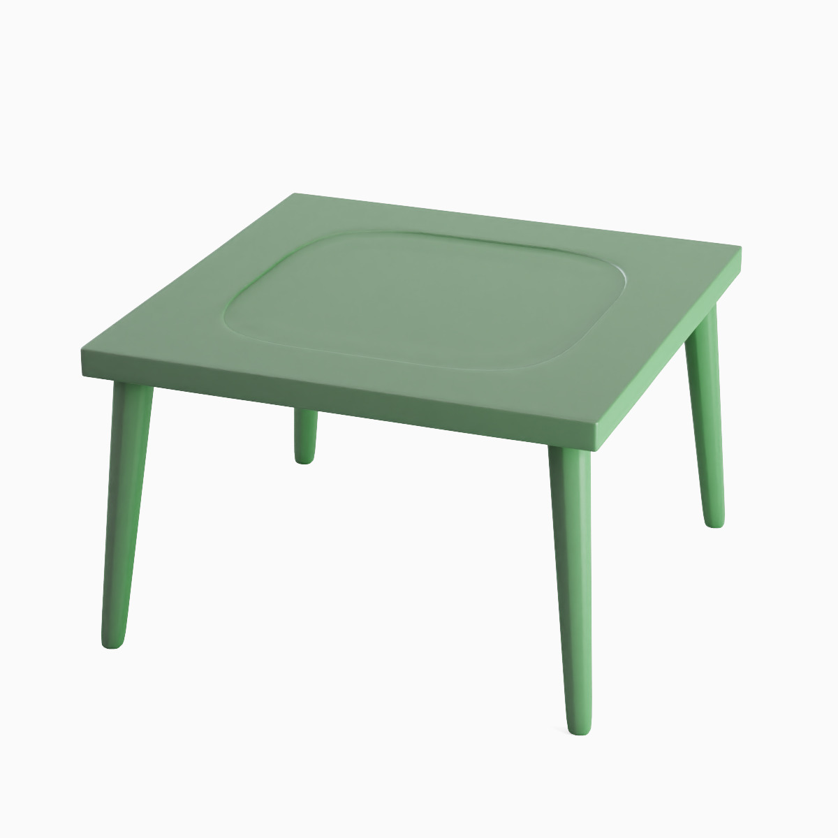 Plastic Table Set 3D model_10