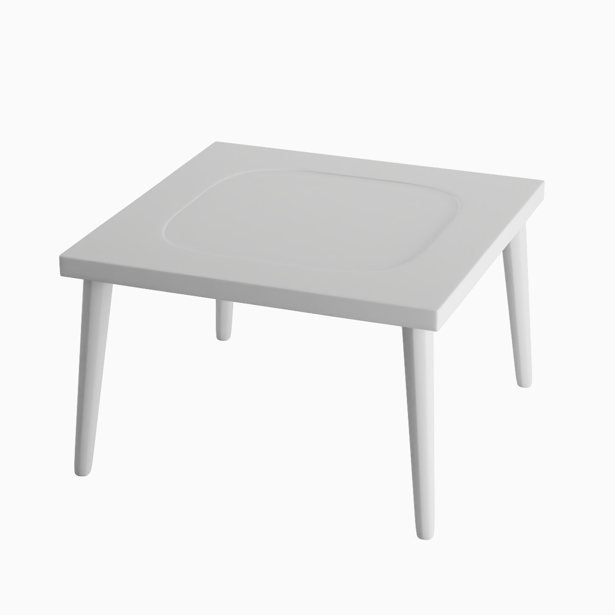 Plastic Table Set 3D model_28