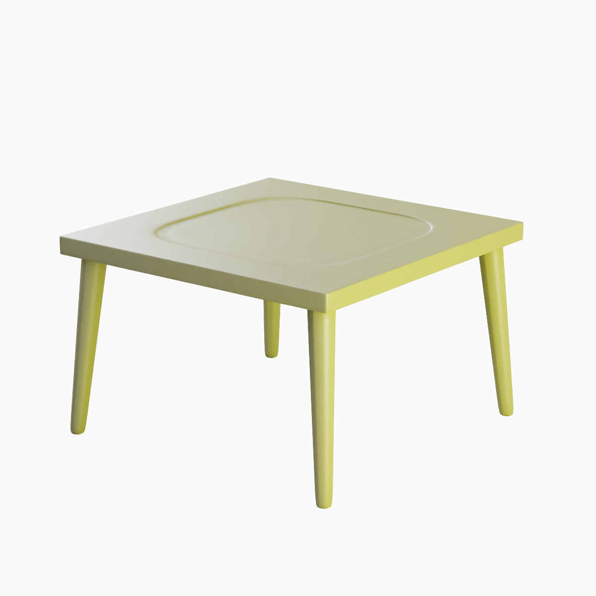 Plastic Table Set 3D model_15