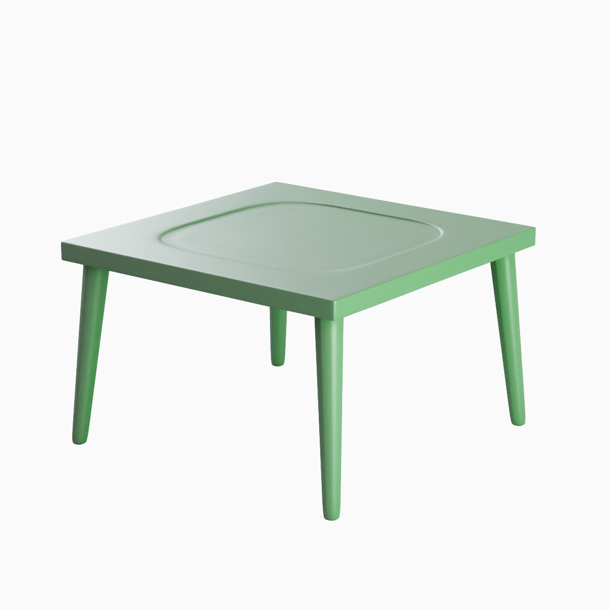Plastic Table Set 3D model_9