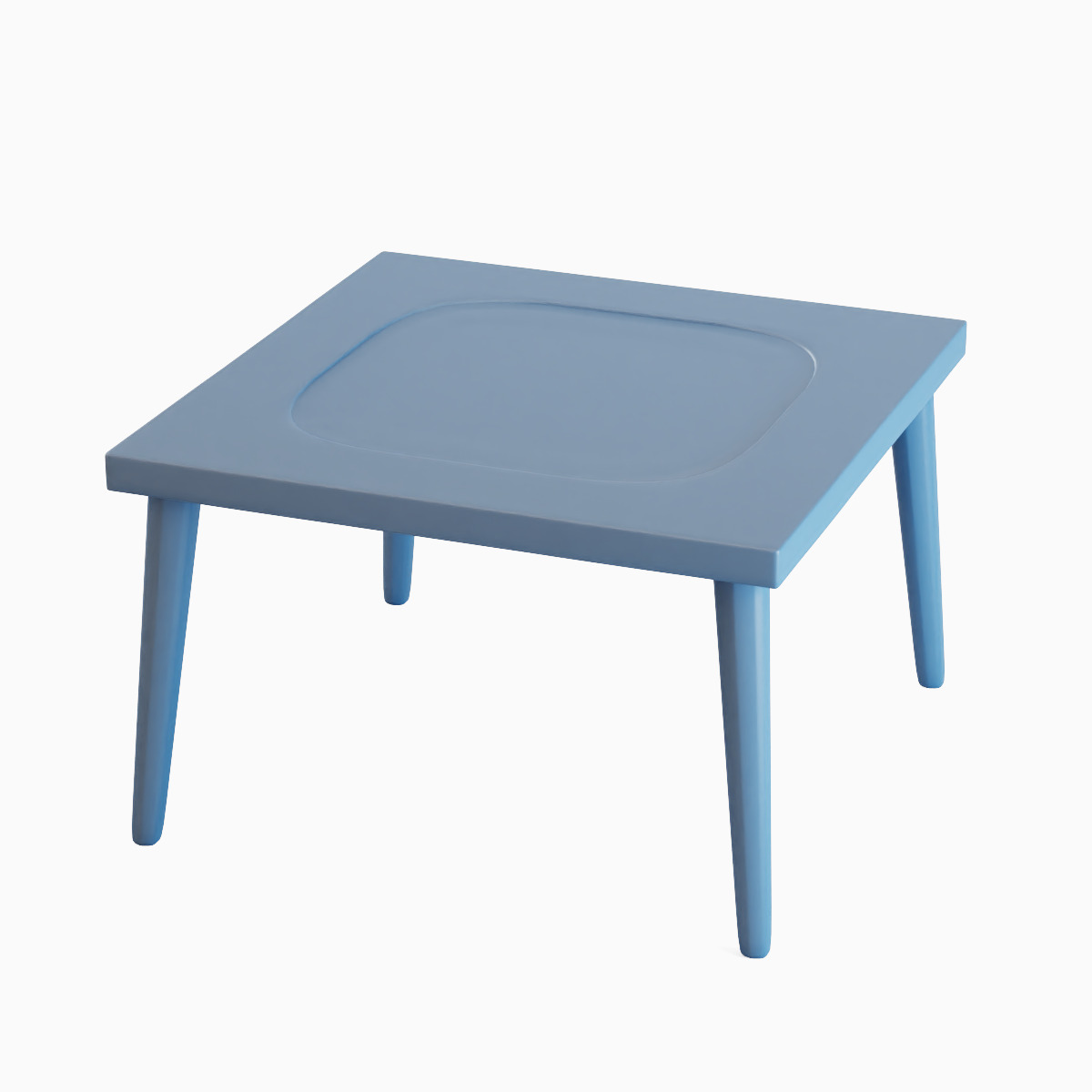 Plastic Table Set 3D model_4