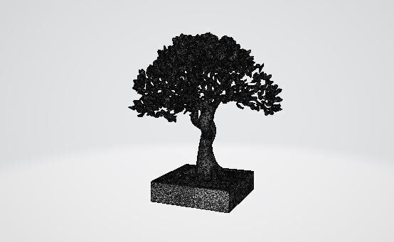 Luxury Golden Tree of Life Statue Home Decor Sculpture 3D print model_6