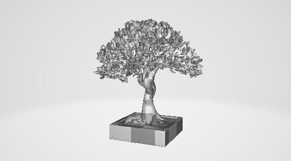 Luxury Golden Tree of Life Statue Home Decor Sculpture 3D print model_3