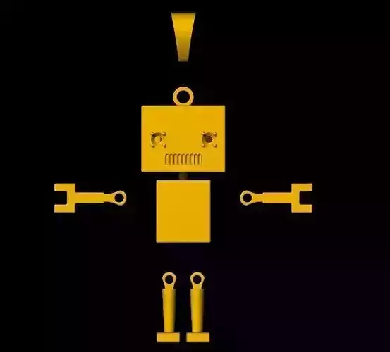 robot pendant 3dm file 3D print model robot pendant 3dm file 3D print model