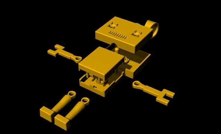 robot pendant 3dm file 3D print model_1
