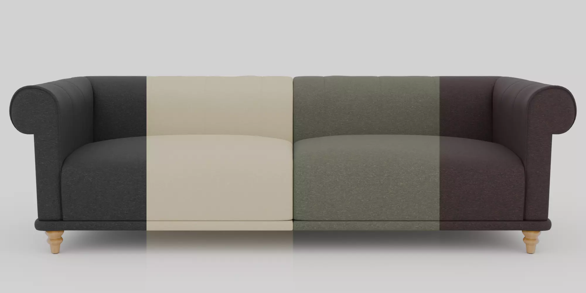 Classic Sofa - High-Quality 3D Model Free 3D model